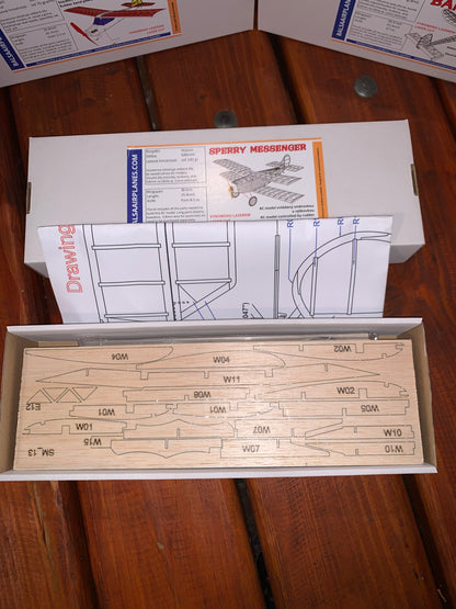 SPERRY MESSENGER  (SHORT KIT + PRINTED BUILDING PLAN)