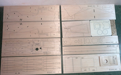 START 650  RC _ (DXF FOR LASER + PDF BUILDING PLAN) PREORDER