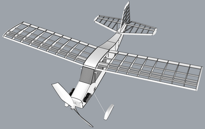 START 650  "RUBBER POWER" (KIT WITH ALL PARTS AND PRINTED BUILDING PLAN)