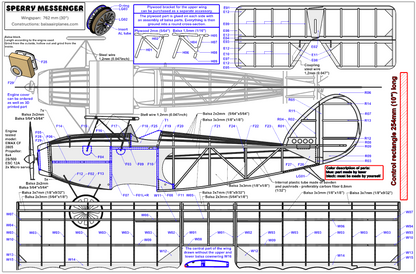 SPERRY MESSENGER  (DXF FOR LASER + PDF BUILDING PLAN)