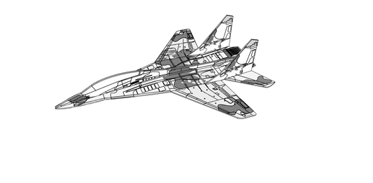 MIG 29  (SHORT KIT + PDF INSTRUCTION)