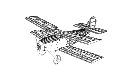 SPERRY MESSENGER  (DXF FOR LASER + PDF BUILDING PLAN)