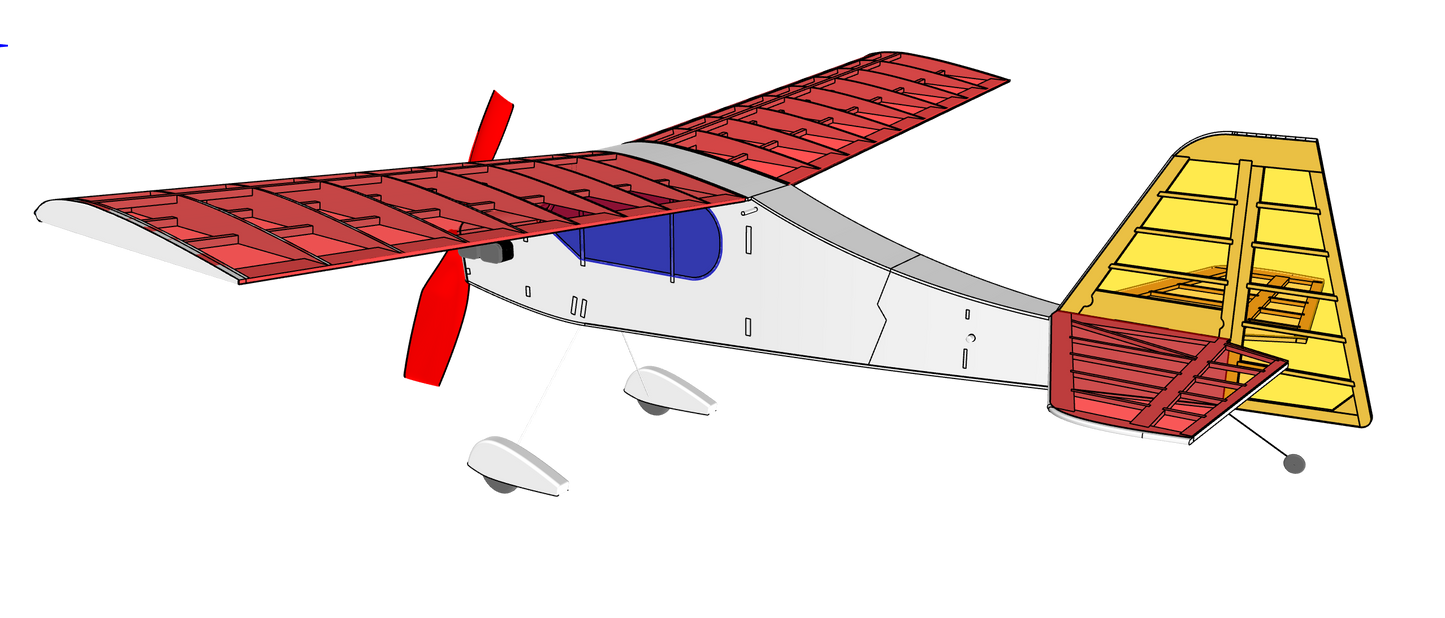 START 650  "RUBBER POWER" (KIT WITH ALL PARTS AND PRINTED BUILDING PLAN)